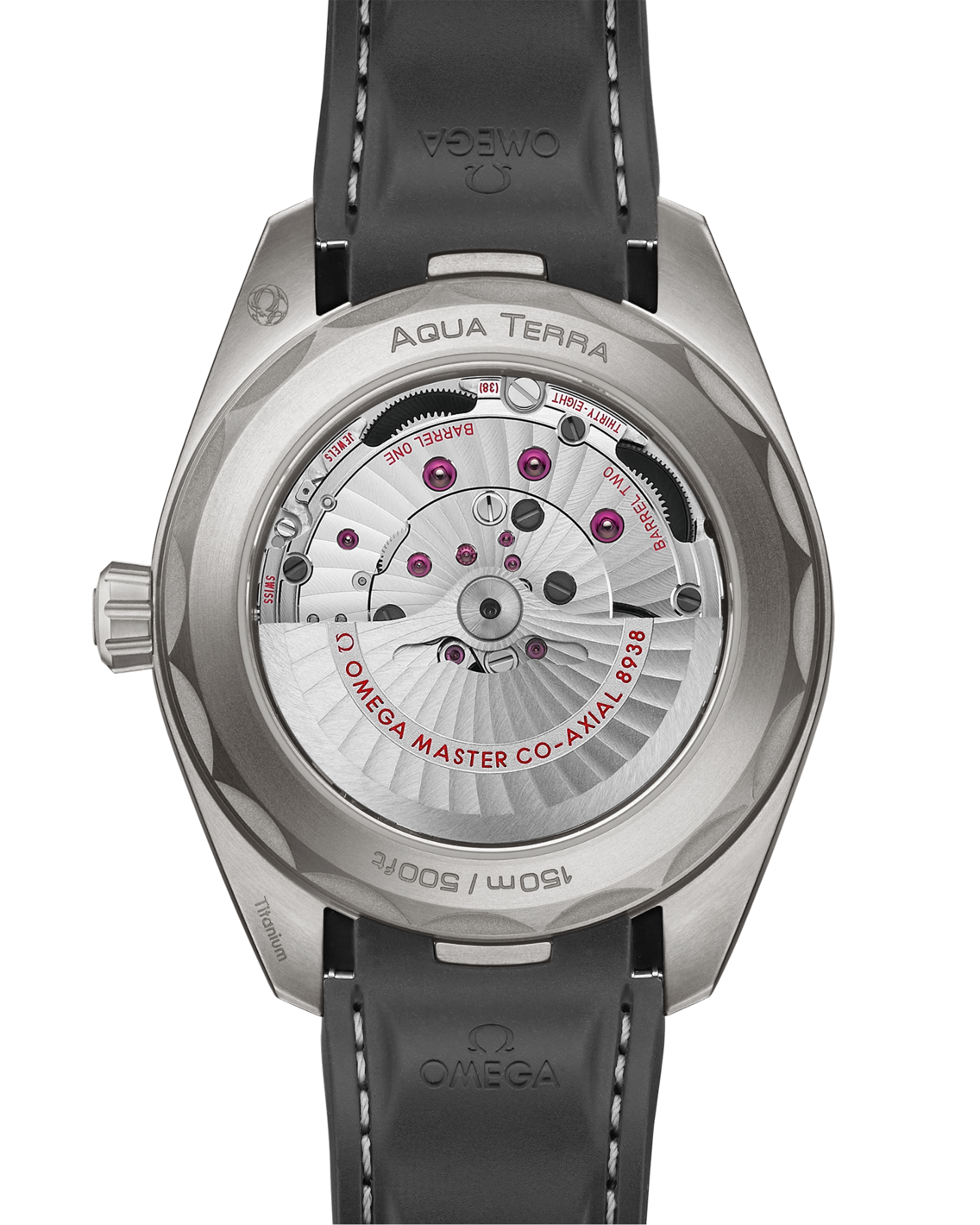Men's Grey Dial World Time Automatic Watch with Date - Rubber Strap GMT Watch