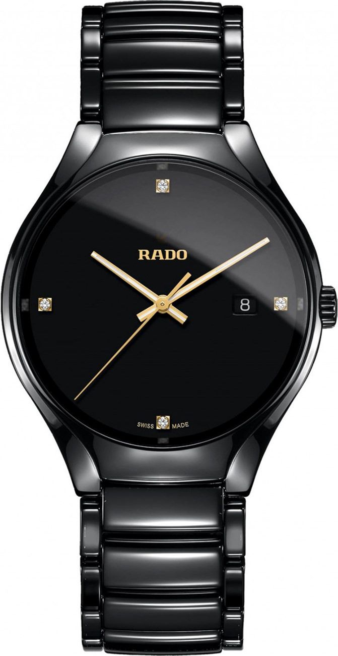 Black Ceramic Swiss Watch