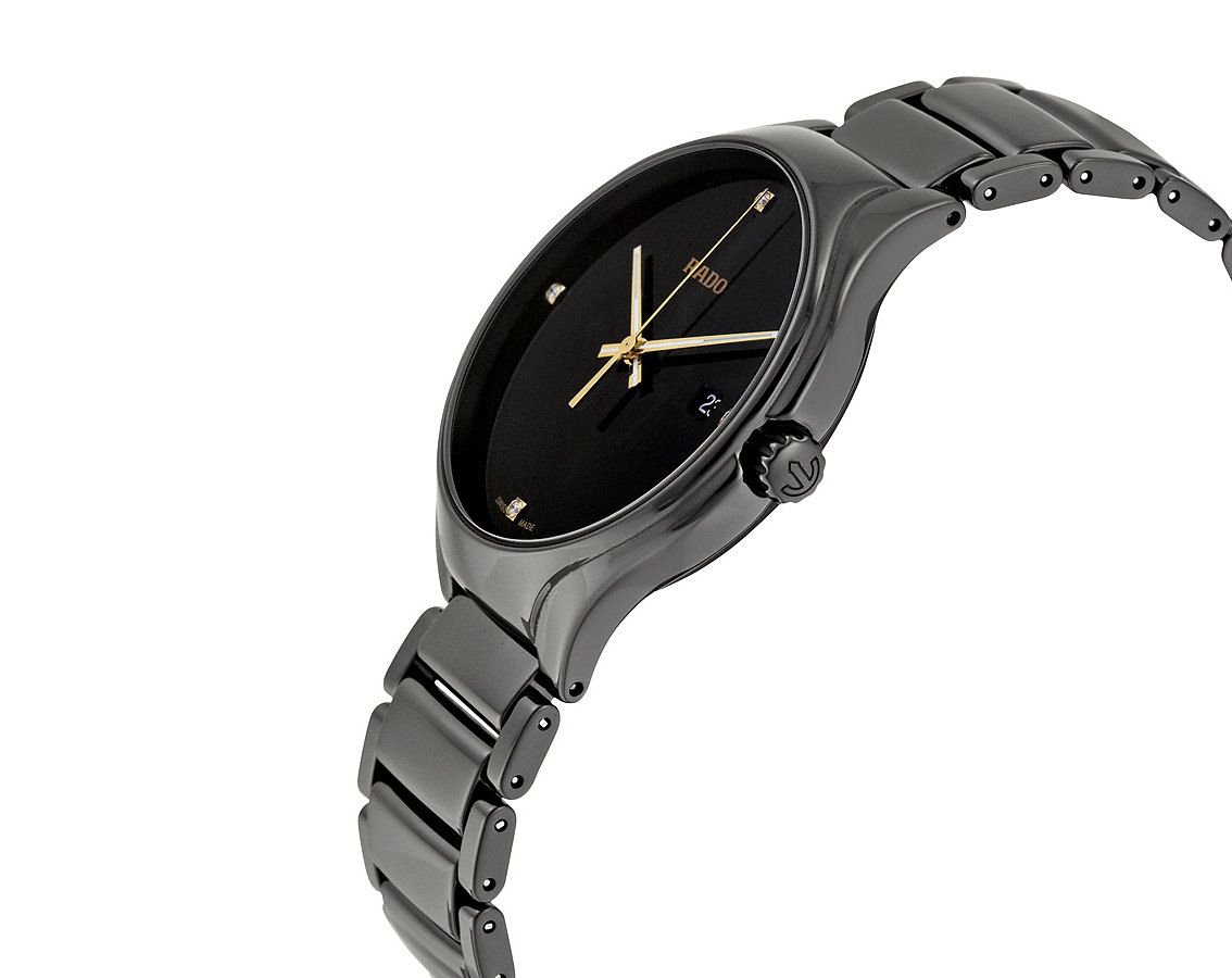 Black Ceramic Swiss Watch