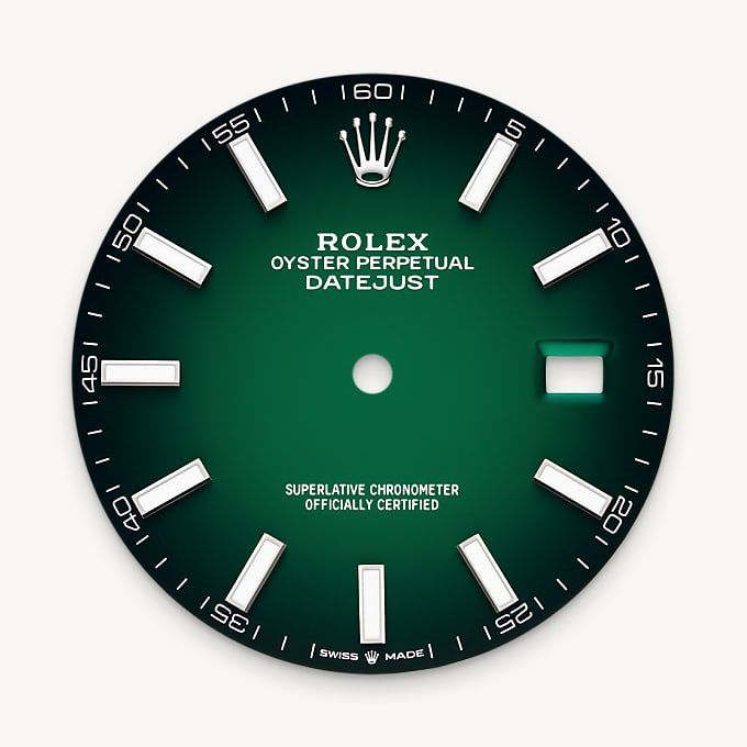 Premium Men's Green Dial Quartz Watch with Day and Date Window - Silver Bracelet